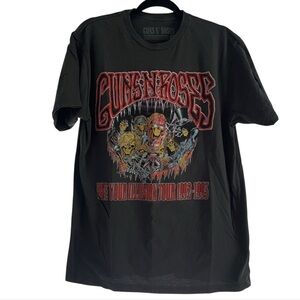 Guns N Roses Use Your Illusion Tour Tour Black XL Tshirt Classic Rock Band EUC